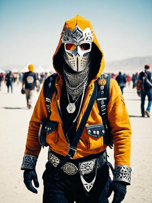 Burning Man Festival Costume Portrait