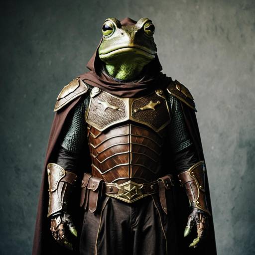 Frog Humanoid Warrior Cosplay