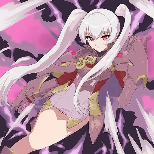 Illustration of Grima (fire emblem), fire emblem in the style of Muu (mumumer)