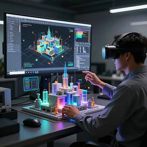 AI CAD Design in VR Environment