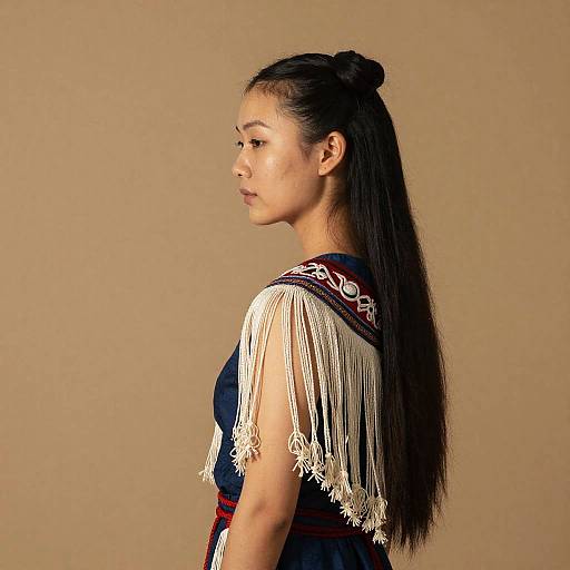 Asian Fusion Fringe Style Portrait