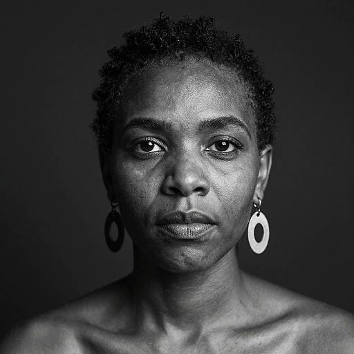 Muholi-Inspired High-Contrast Queer Portrait Series