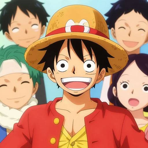 Luffy and Friends in Classic Anime