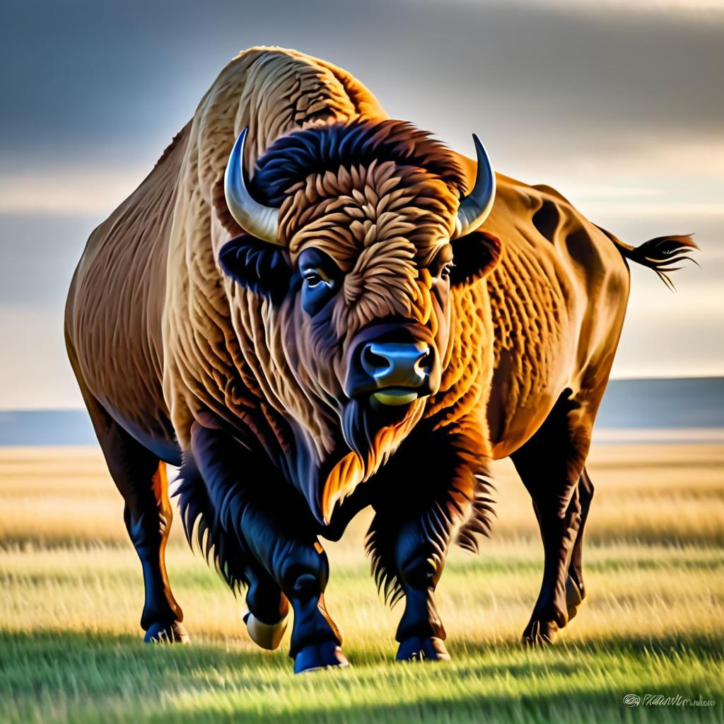 Majestic Bison in Stunning 8K Detail