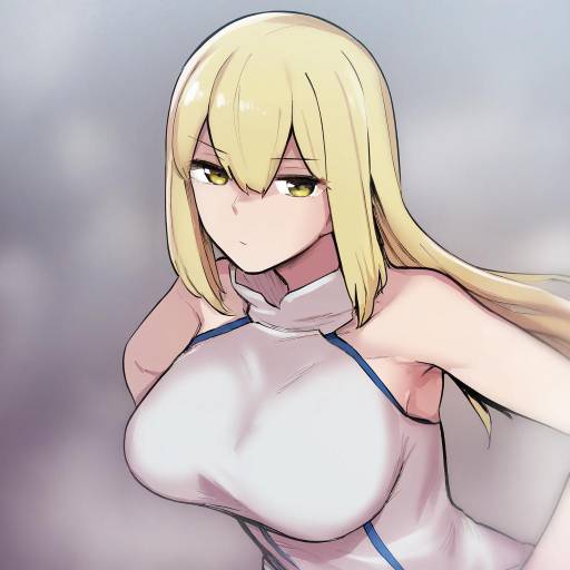 Illustration of Aiz wallenstein, dungeon ni deai wo motomeru no wa machigatteiru darou ka in the style of Aomushi (mushamusha)