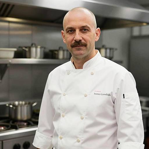 Chef in Professional Kitchen Portrait
