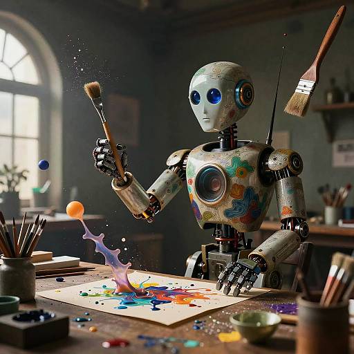 Mythical Inventor's Surreal Art Workshop