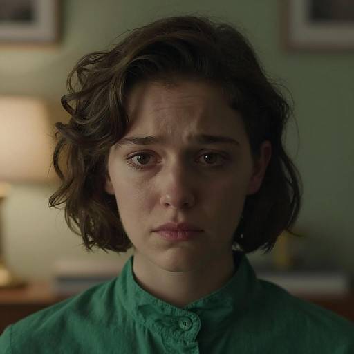 Moody Portrait of a Young Woman