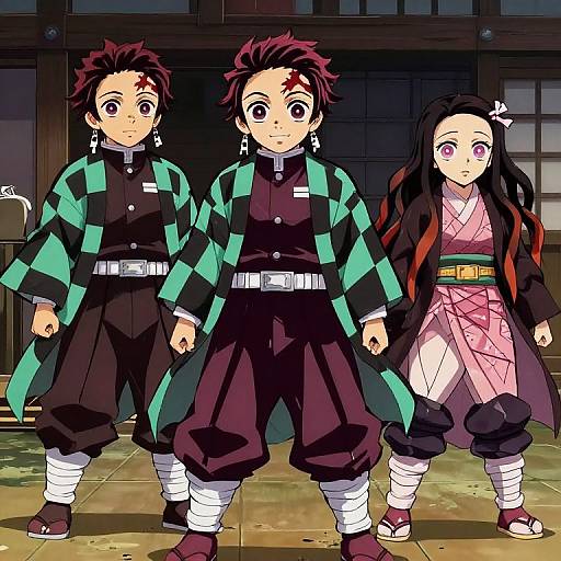 Wide-Angle Kimetsu No Yaiba Portraits