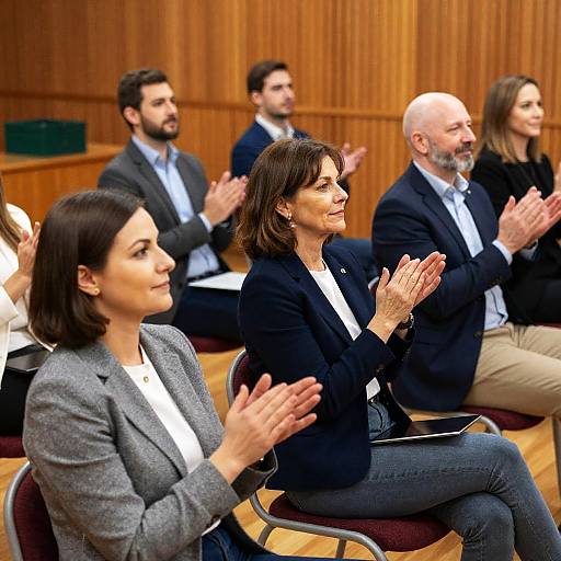 Clapping in a Warm Wooden Room