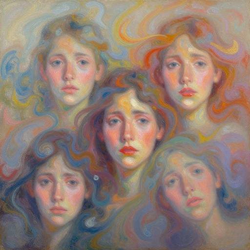 Vibrant Abstract Emotions Painting