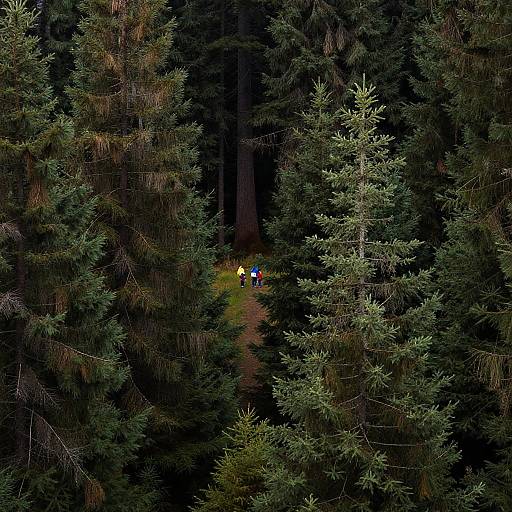 Biohacking Cedar Forest Landscape