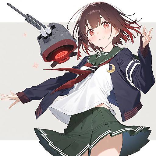 Illustration of Mutsuki kai ni (kancolle), kantai collection in the style of Hayashi kewi