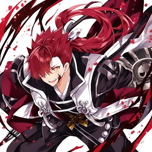 Illustration of Mori nagayoshi (fate), fate (series) in the style of Nanase nao