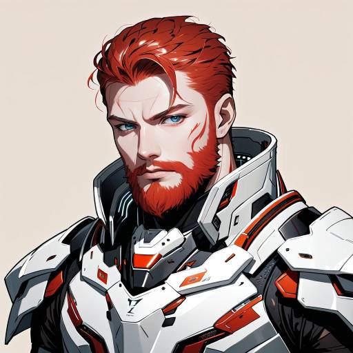 Cyborg Warrior Gazing at the Sky Cyborg Warrior Gazing at the Sky