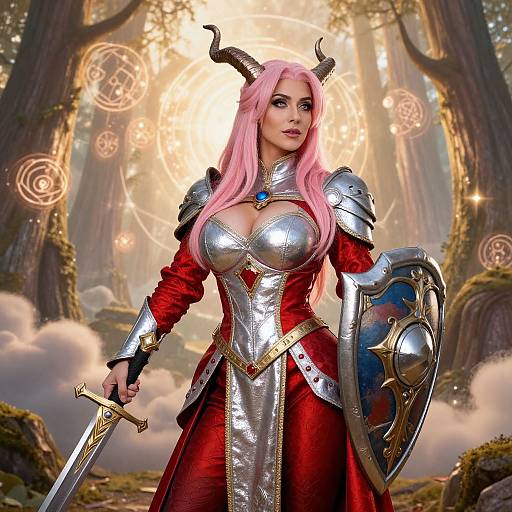 Fierce Fantasy Warrior Woman