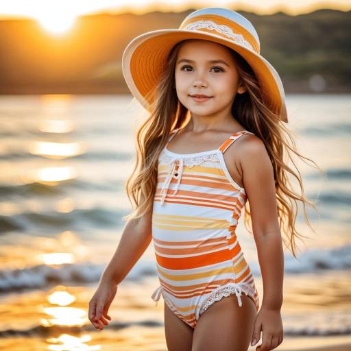 Golden Hour Toddler Fashion by the Ocean