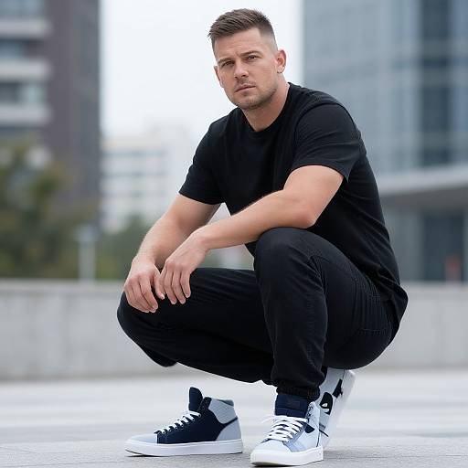 Confident Urban European Man Portrait