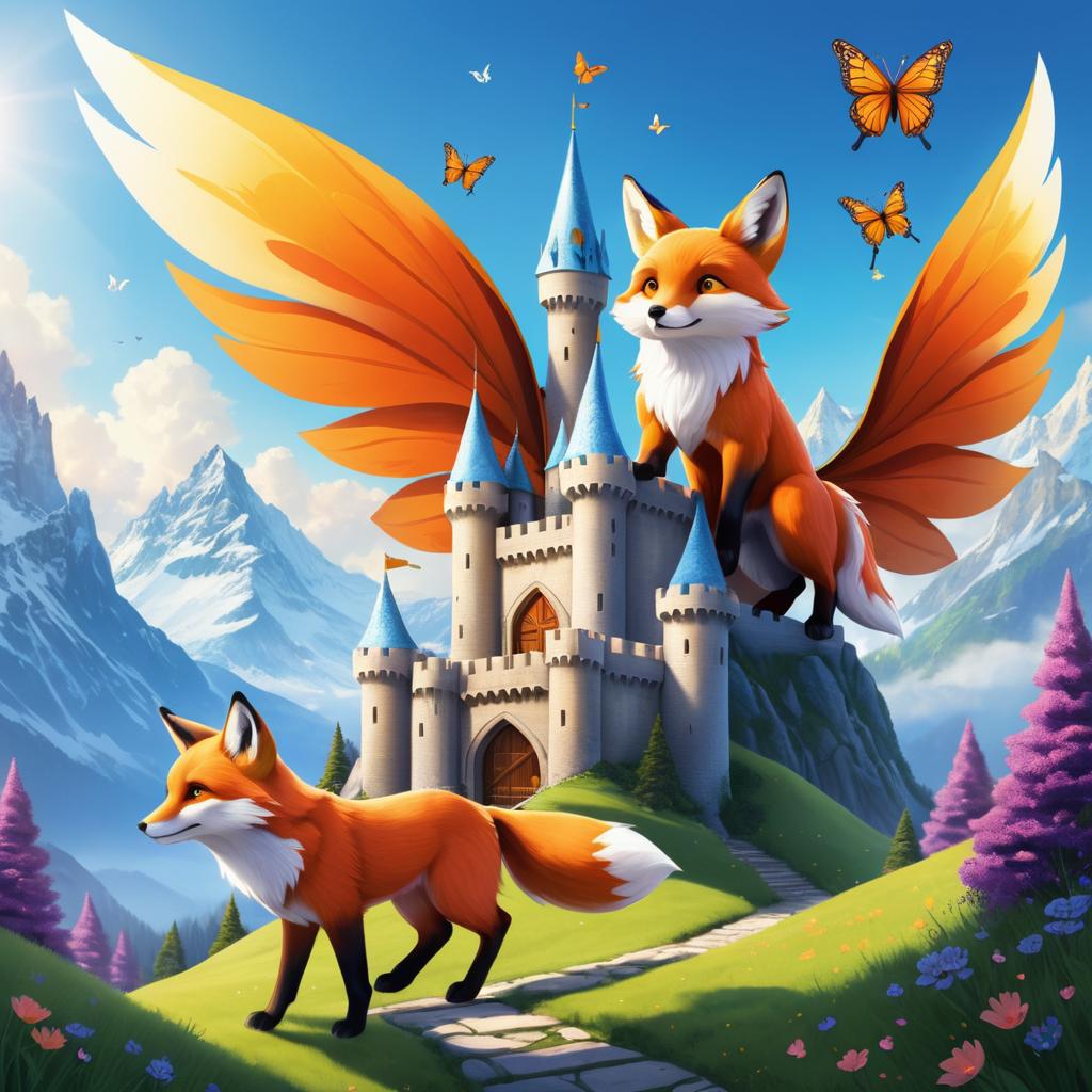 Fantastical Fox-Castle Hybrid Adventure