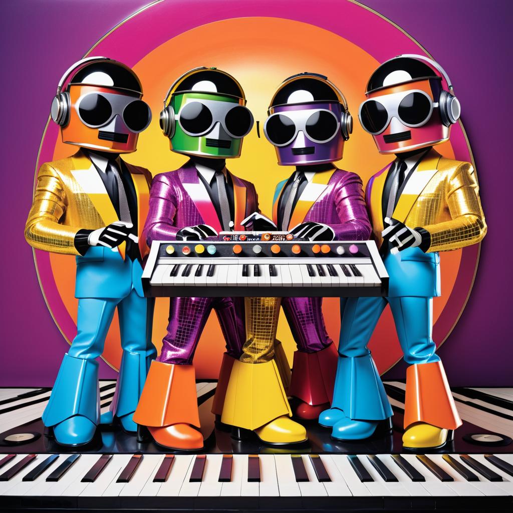 Funky Robot Quartet: Vintage Vinyl Vibes