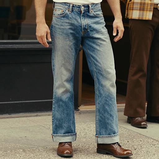 Ryan Gosling Retro Jeans Street Style