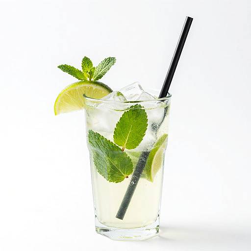 Refreshing Mint Lime Drink Photo