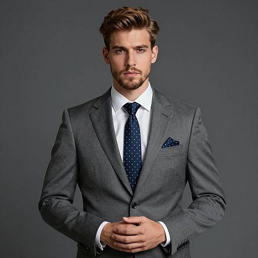 Photorealistic Portrait of a Dapper Man