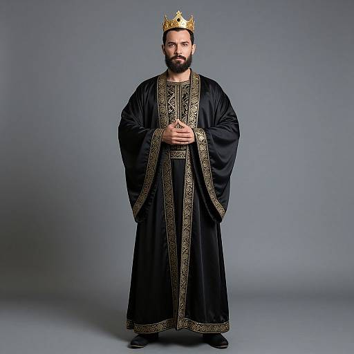 Mulan-Inspired Male Costume Portrait