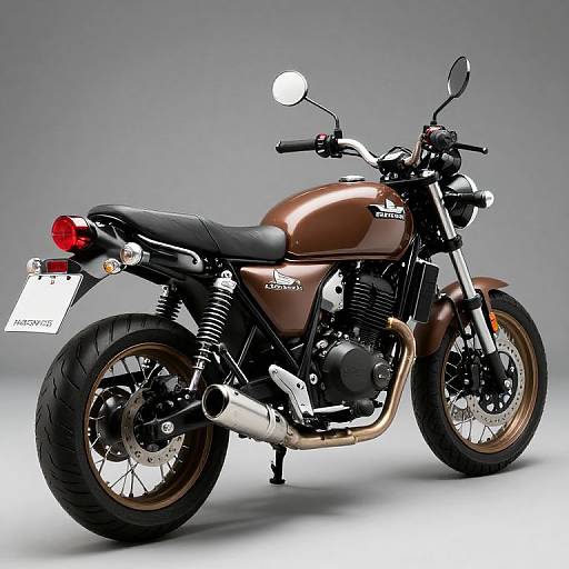 Custom Brown Honda CB125S Mini