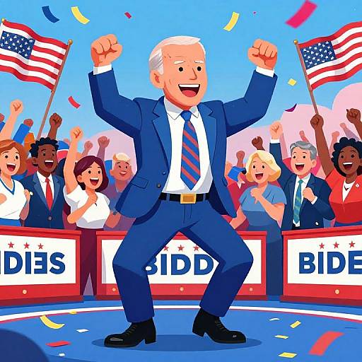 Biden Griddy Dance Celebration