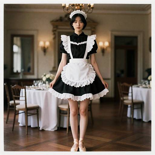 Tall Maid with Braided Crown, Lomography