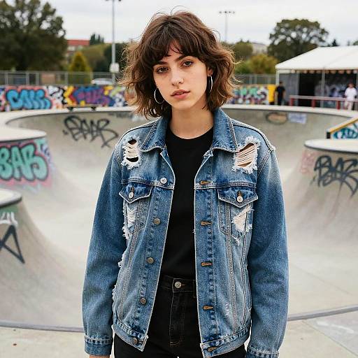 Baby Bangs in Graffiti Skate Park