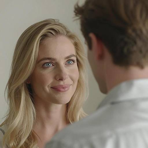 Intimate Close-Up of Two People