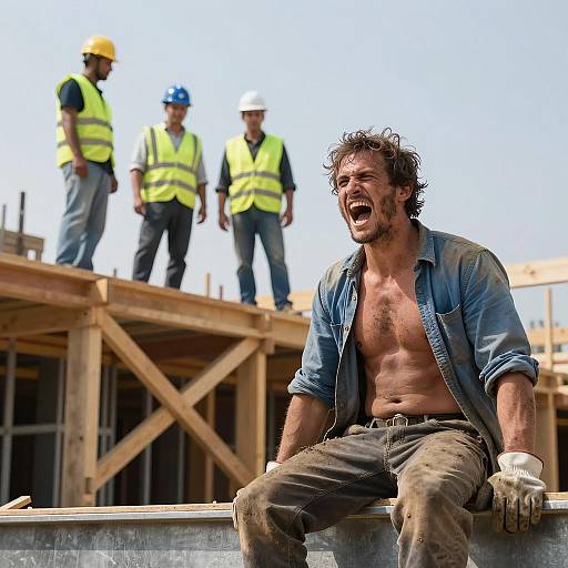 Dynamic Scene at a Construction Site