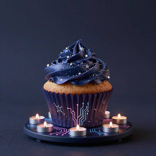 Stardust Cupcake Constellation Automaton Portrait