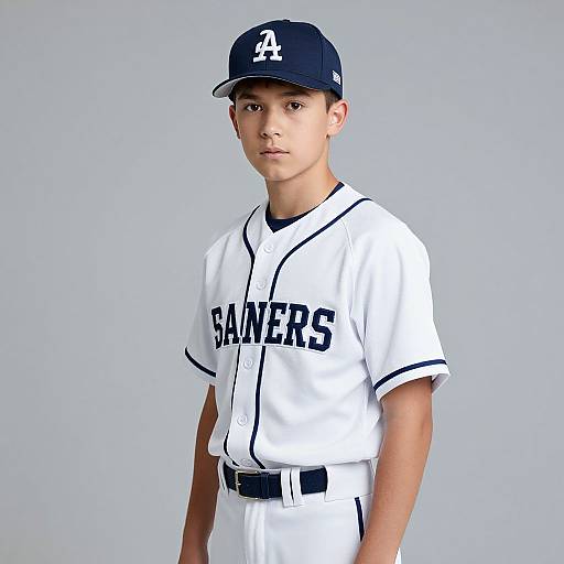 Realistic Man in Baseball Costume