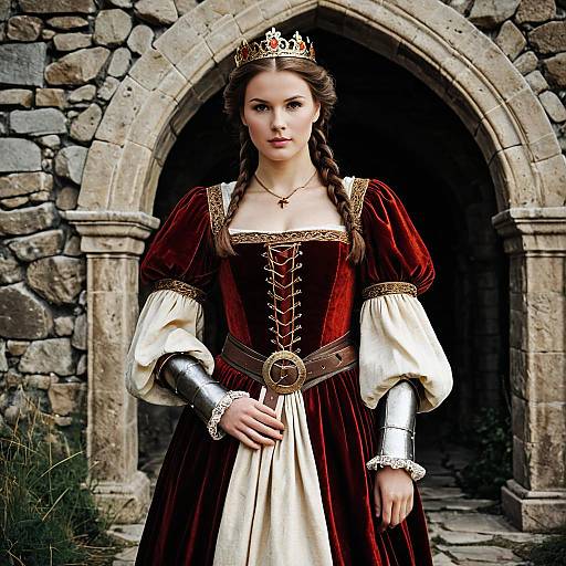Medieval Princess in Renaissance Dress