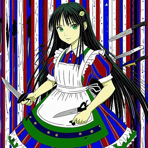Illustration of Alice liddell (american mcgee's alice), american mcgee's alice in the style of Kamelie
