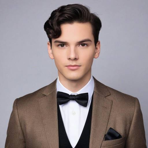 Dapper Young Man in Formal Attire