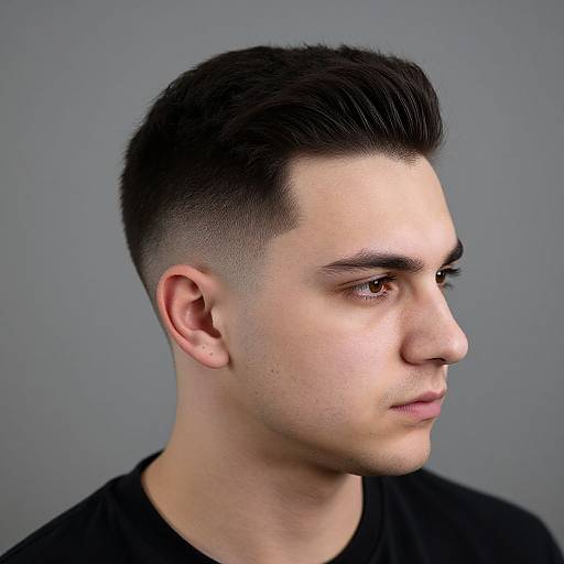 Classic Comb Over Urban Portrait