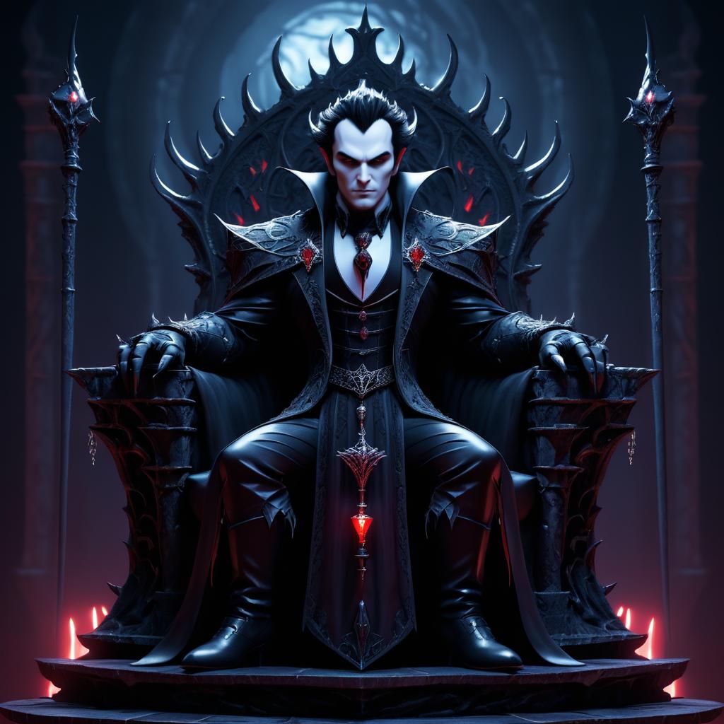 Sinister Tim Burton Vampire Lord Design