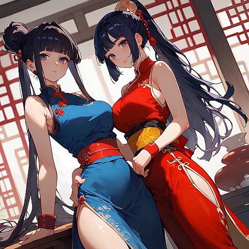 Chi-Chi Dojo Pose, Dutch Angle