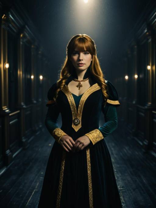 Woman in Anastasia Hoshin Cosplay Costume