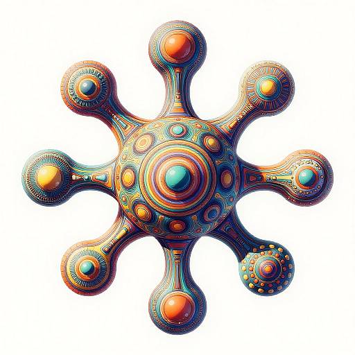 70s Afrofuturist Biomorphic Neural Nexus