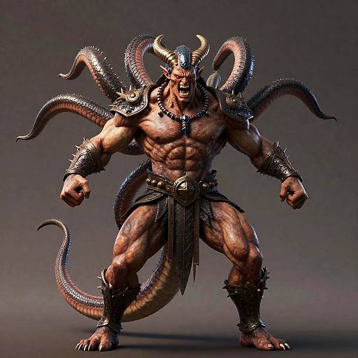 Hydra Warrior in Savage Power Stance