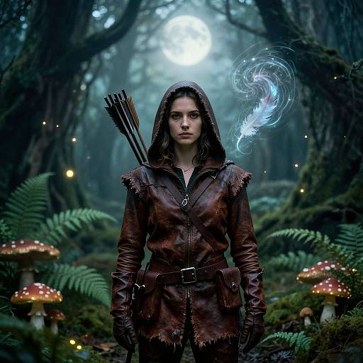 Mystical Forest Scout in Medieval Fantasy