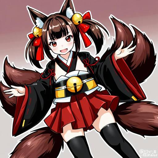Illustration of Akagi-chan (azur lane), azur lane in the style of Ebifurya