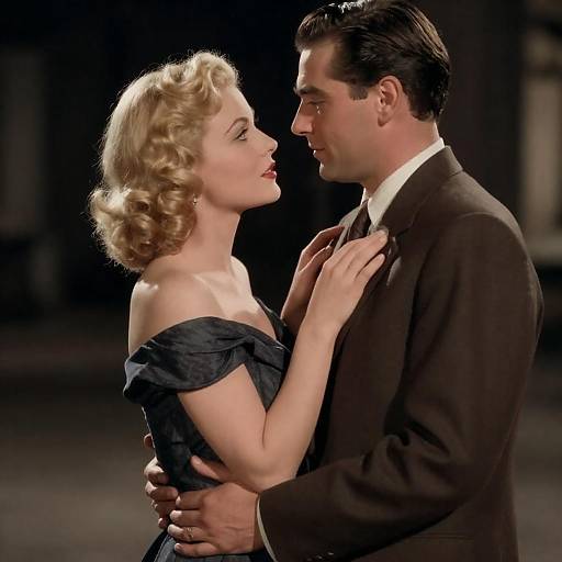 Vintage 1940s Romantic Movie Poster