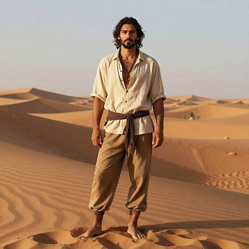 Desert Nomad Pathfinder at Twilight