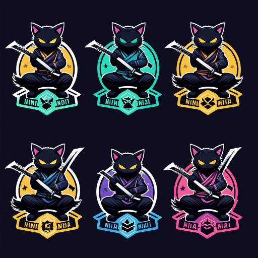 Ninja Cat Twitch Subscription Badges